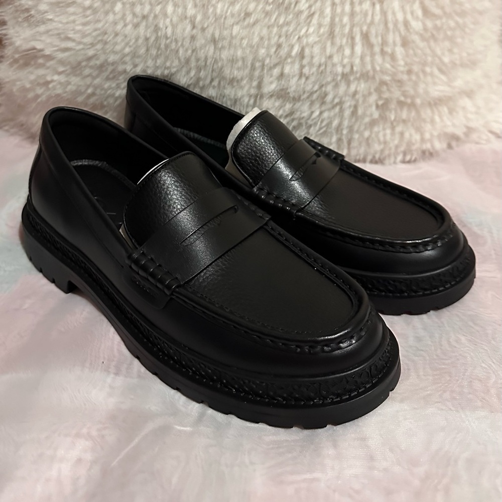 Coach Cooper Black Loafers